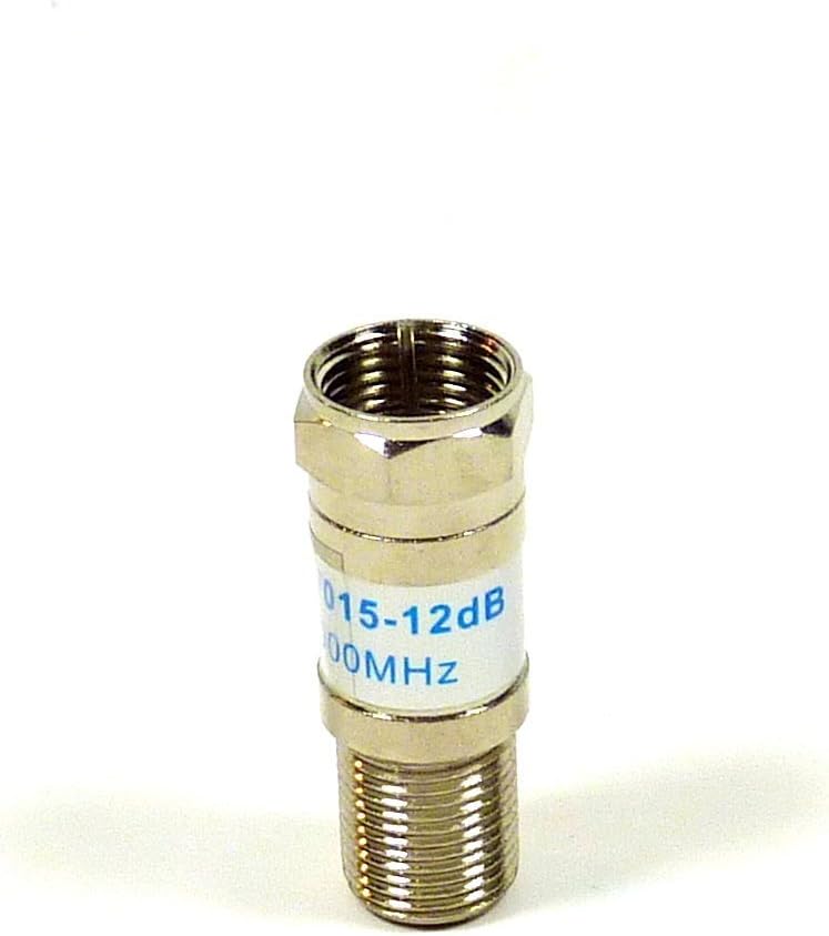Popular Phillmore 12 dB Coax Cable TV Signal Attenuator Pad; 42-112 Limited Phillmore 12 dB Coax Cable TV Signal Attenuator Pad; 42-112