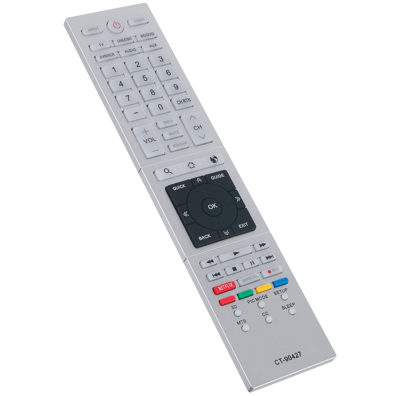 Amazon.com: CT-90427 Remote Control Replace operates for Toshiba