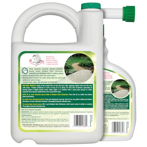Simple Green Outdoor Odor Eliminator for Pets, Dogs, Ideal f...