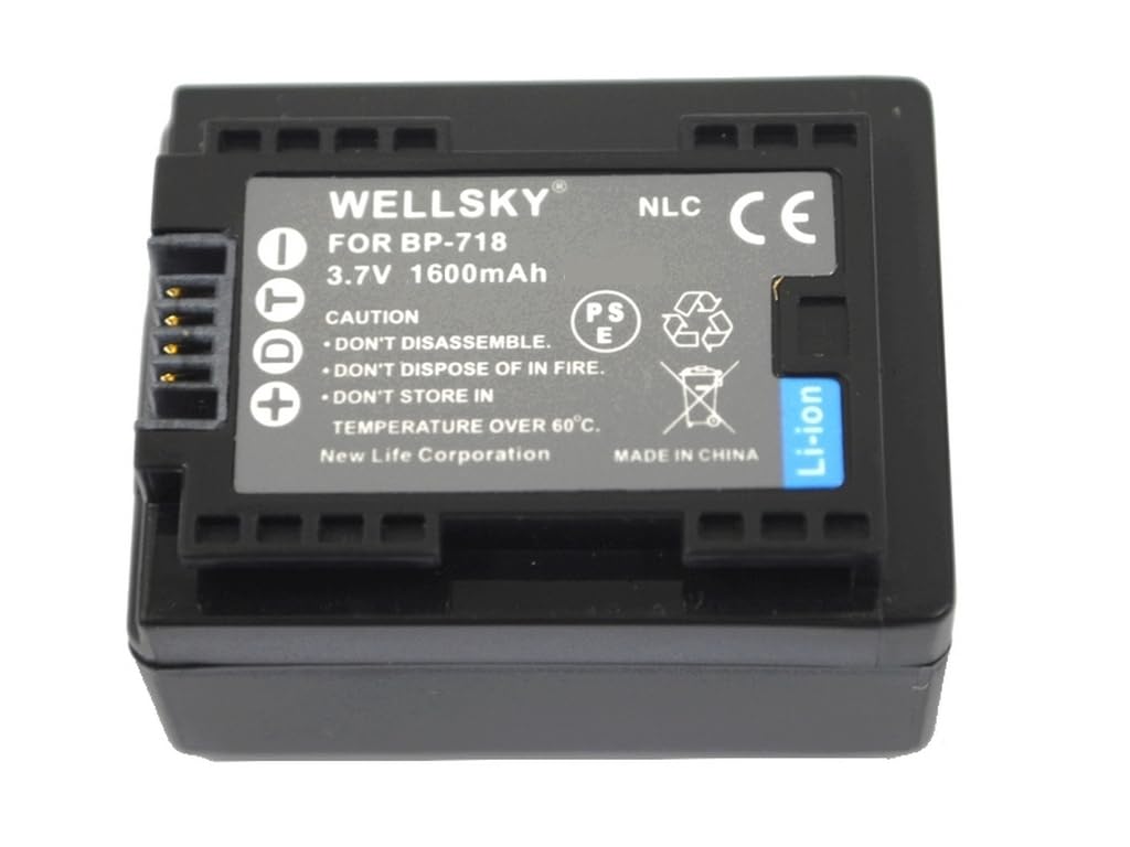 Amazon | WELLSKY BP-718 BP-709 互換バッテリー [ 純正品と同じよう