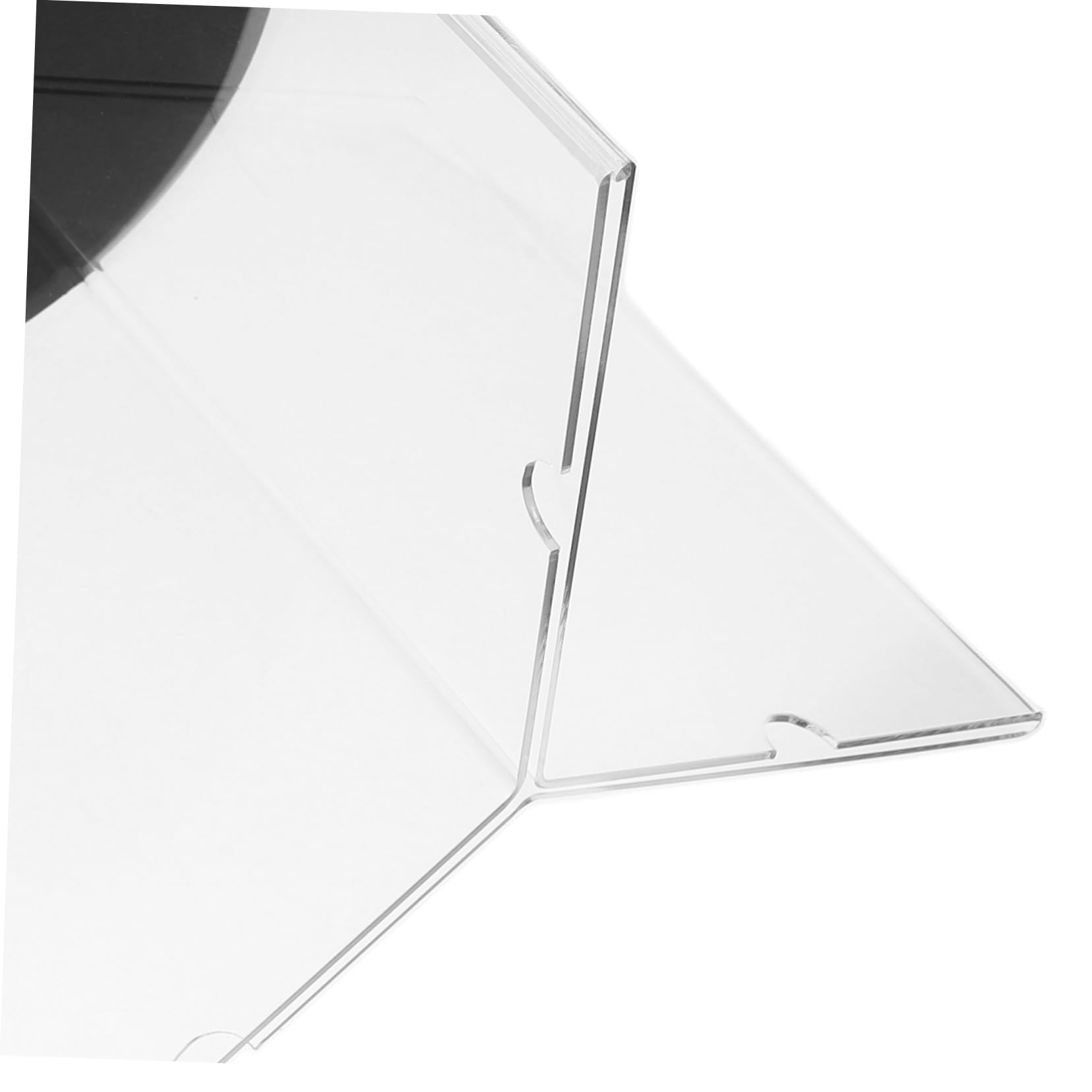 Portamenús de Acrílico A5 Giratorio de Seis Caras, 1 | Soporte de Escritorio para Precios y Letreros, Diseño Elegante para Buffets y Celebraciones
