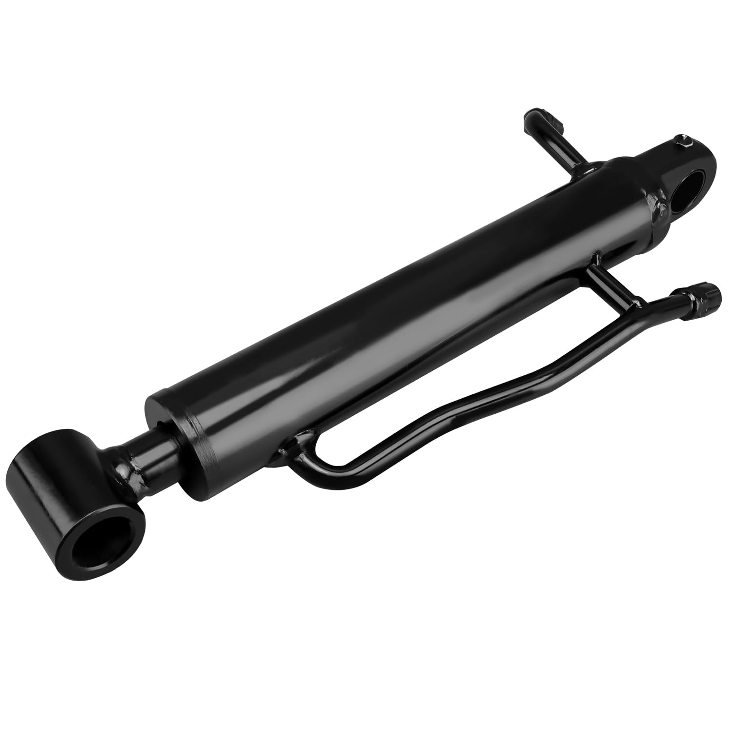 Mini Excavator Thumb Cylinder Hydraulic Cylinder 25mm 0.98in Compatible with Mini Excavator Attachment Below 3 Tons Replace Small Digger Single Holes Hydraulic Thumb Clip Only