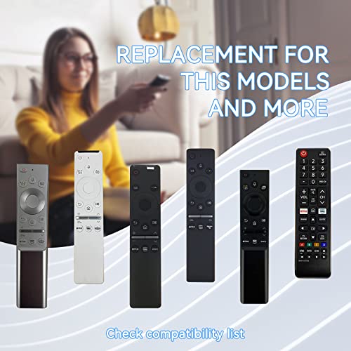 Fourmor Original Voice Remote Control - Bn59-01357A Solar Charging For Samsung 2021 And 2022 And2023 Smart Tvs. Also Bn59-01358F Full Function Replacement #TOP4