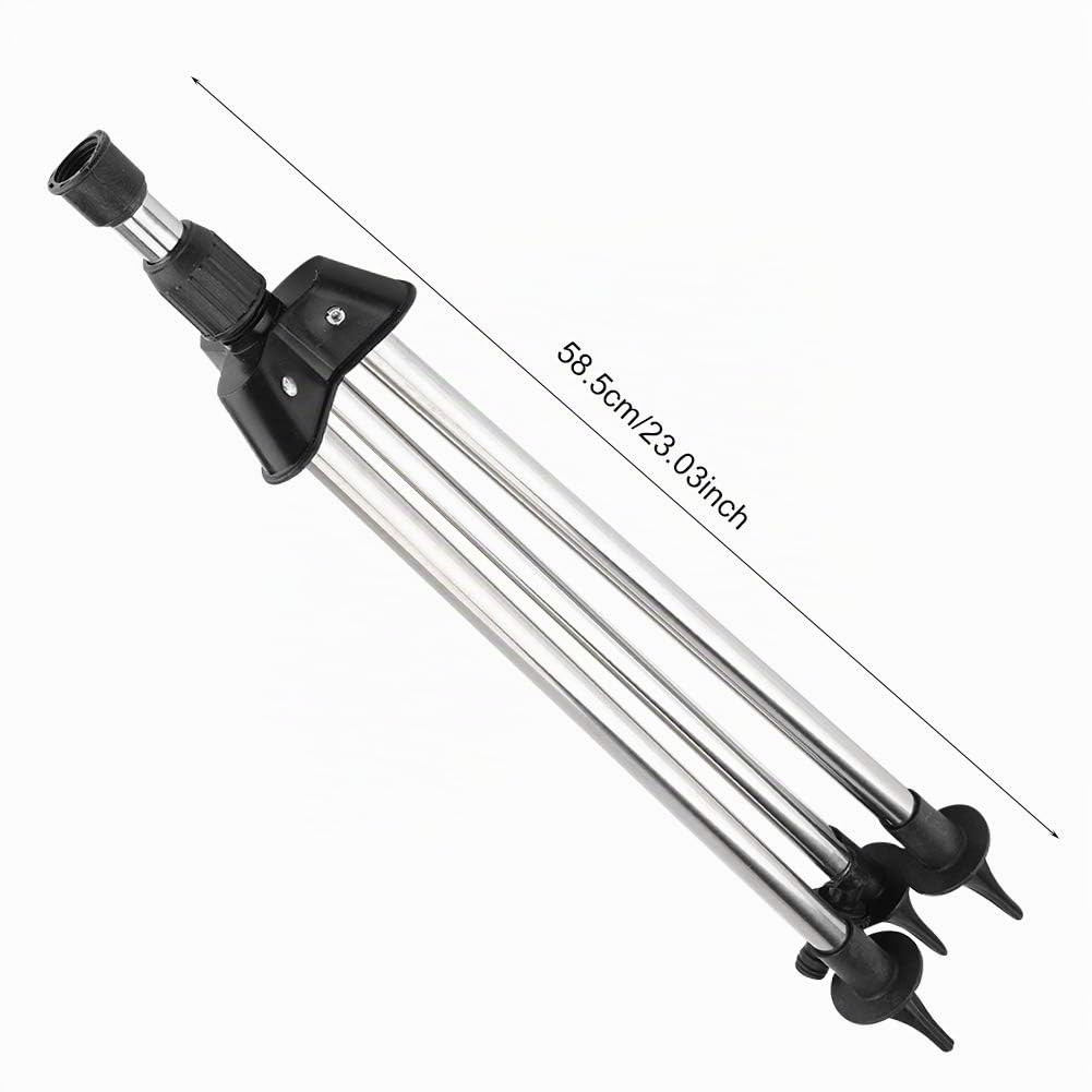 Aspersores De Riego Agricola,Aspersor Riego,Aspersores De Riego Cesped Rociador De Tripode De AleacióN De Zinc con TríPode De Acero Inoxidable Pico De Cobertura Grande Cobertura AutomáTica 360 ° Girat