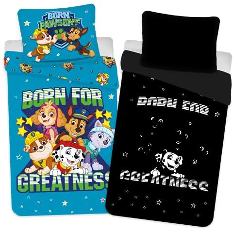 BrandMac Paw Patrol Glow in the Dark Bed Linen Cover