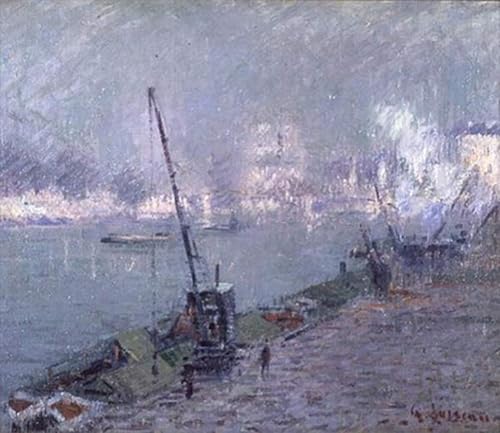 Tableau impressions d'art mural pont Henri IV affiche vintage