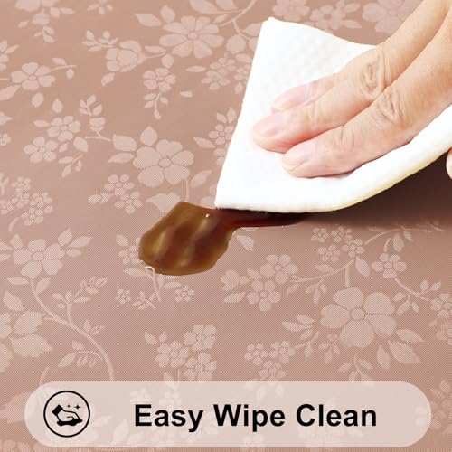 Image of Smiry Heavy Duty Vinyl Fitted Tablecloths for 4 Foot Rectangle Tables