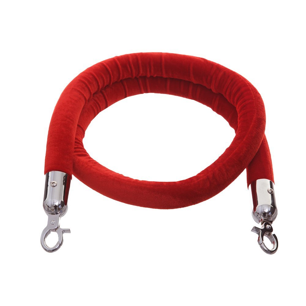 Dolphy velvet Rope For Queue Manager - Silver