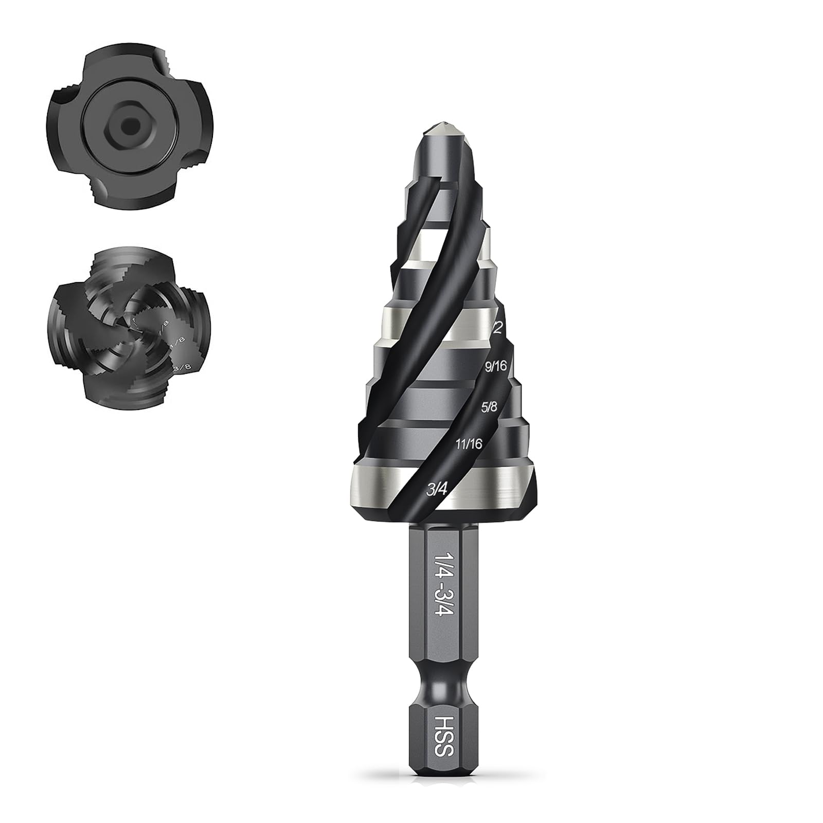 THINKWORK Step Drill & Countersink Set - HSS Precision -9