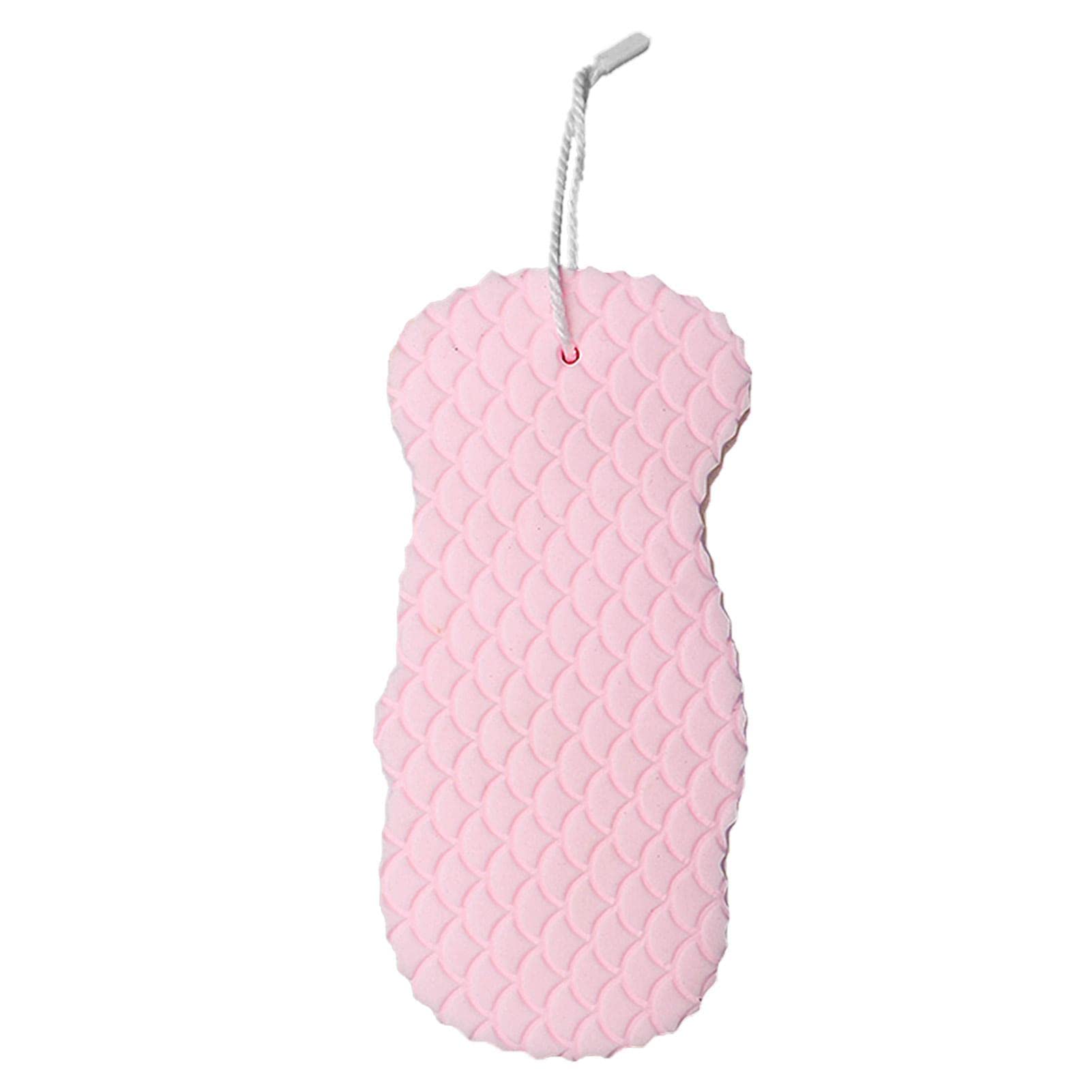 Sahgsa Esponja de ducha, esponja de baño suave, esponja exfoliante para eliminar la piel muerta, esponja de limpieza profunda, esponja de masaje, esponja de ducha para adultos y niños