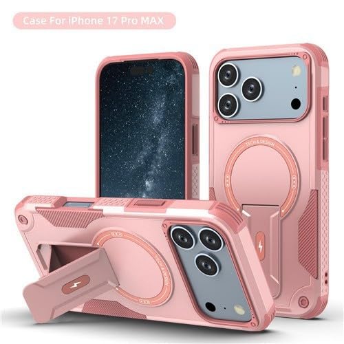 Coque iPhone 15 Pro rose silicone aimanté pour visionner vos vidéos partout - 2
