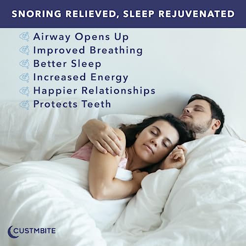 Custmbite Snoring System: Reduce Snoring With Snore Reducing Devices - Snoring Solution For Men And Women, Helps Prevent Snoring #TOP1