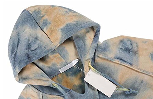 Littlebee Women Gradient Color Hoodie Kangaroo Pocket Long Sleeve Pullover Sweater3