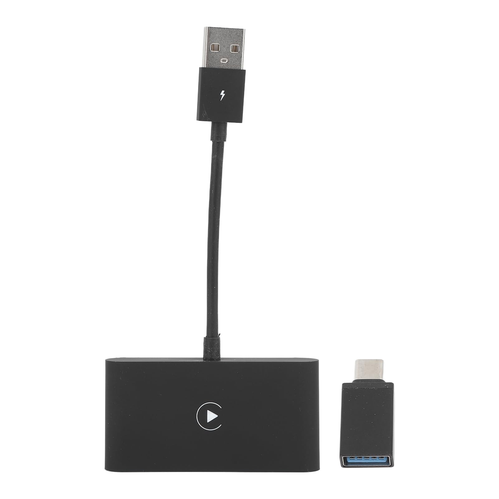 Naroote Adaptador Inalámbrico para Coche Dongle Inalámbrico Fácil de Usar para Coches Compatibles con de 2016 - Material ABS 1 Unidad (Black)