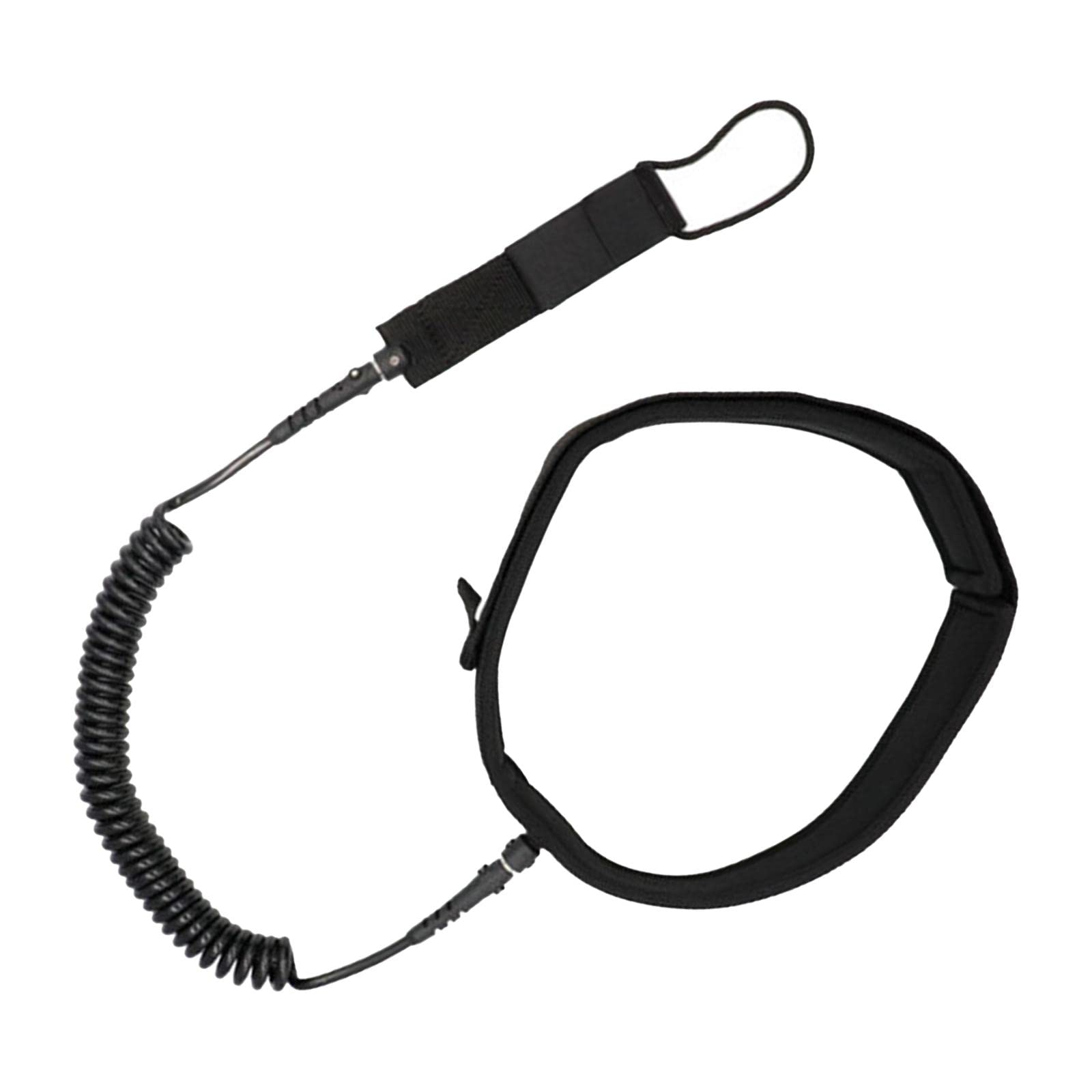 Leash per Tavola da Surf, Cintura Elastica, Tavola da Acqua Estensibile, Chiusura Robusta, PVC Morbido, Facile Installazione, Protezione per Surfisti,
