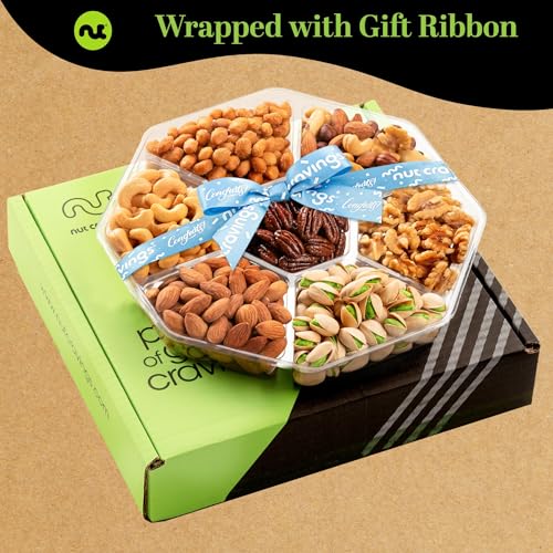 Nut Cravings NUT BOW L - CONGRATS Gourmet Collection - Congratulations Nuts Gift Basket thumb #2