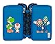 Scooli - Tripledecker Super Mario - Gefülltes Schüleretui mit hochwertigen Stiften & Zubehör - Ideal für Schule, Freizeit und unterwegs - ab 6 Jahren