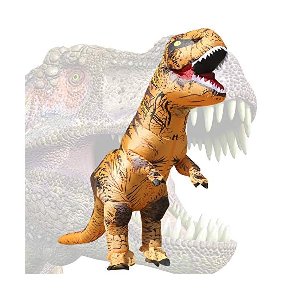 Jashke inflatable dinosaur costumes for adult dinosaur halloween t rex costume for adults