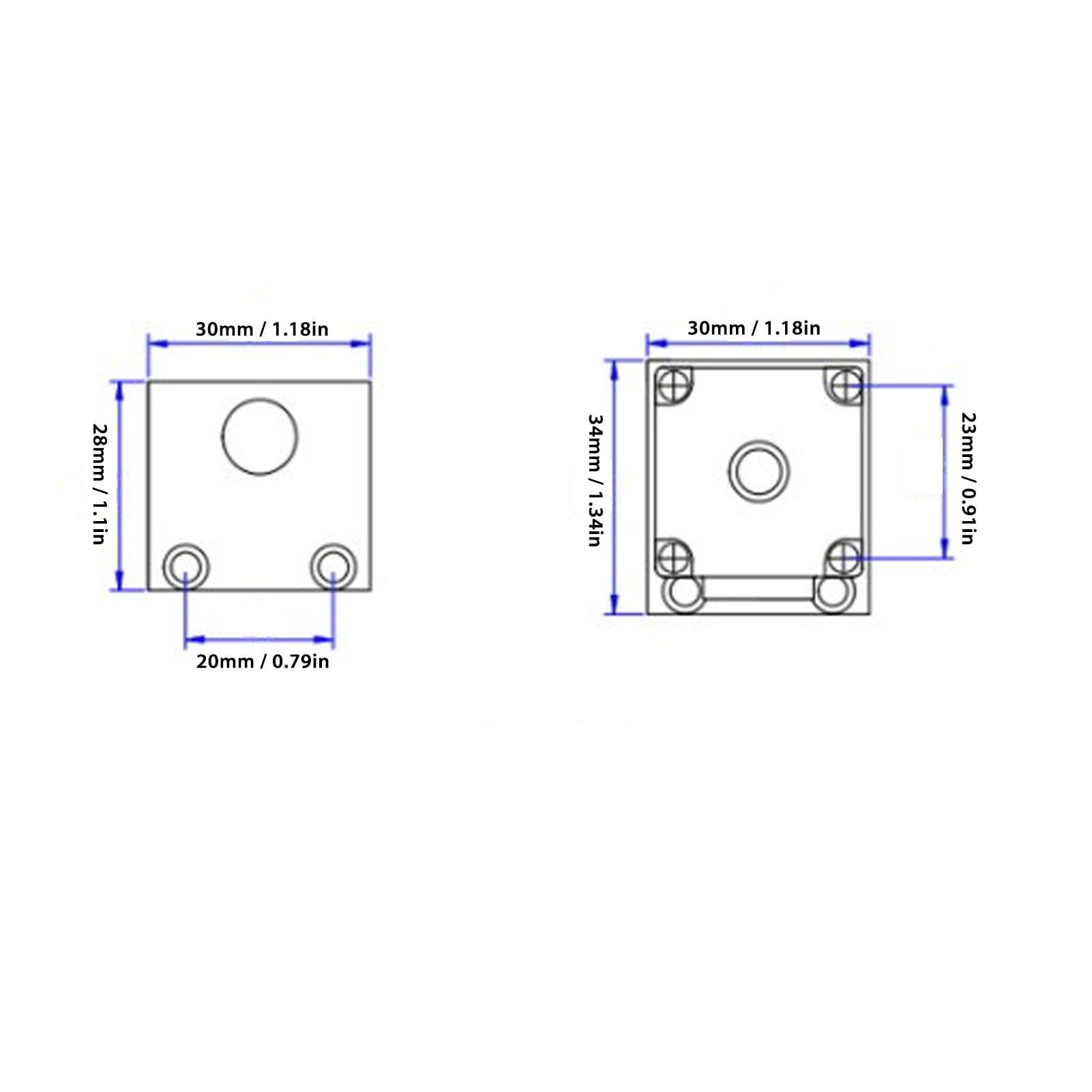 Asixxsix Mini-Linearschienenführungs-Schlittenantrieb, Linearschlitten-Bühnenantrieb mit NEMA 11-Schrittmotor, 100 Mm Verfahrlänge für -CNC-Fräsmaschinen mit X-, Y- und Z-Achse