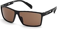 Vista 8 de Adidas SP0010 Gafas de sol rectangulares para hombre + paquete con kit de diseño iWear