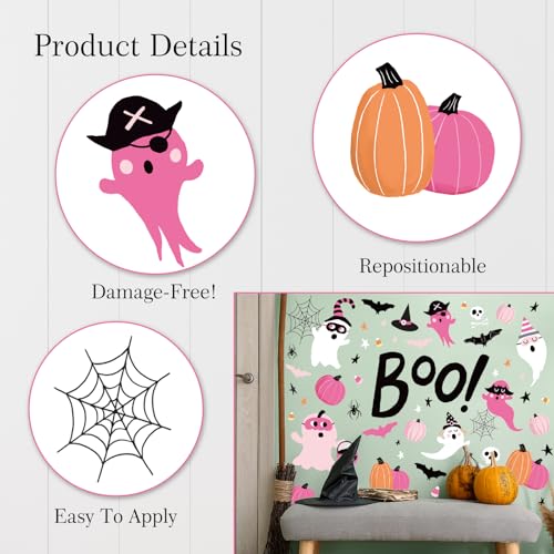 Vinilos Decorativos Halloween 242Pcs 9 Hojas 7.9x11.8 pulg miniatura 5