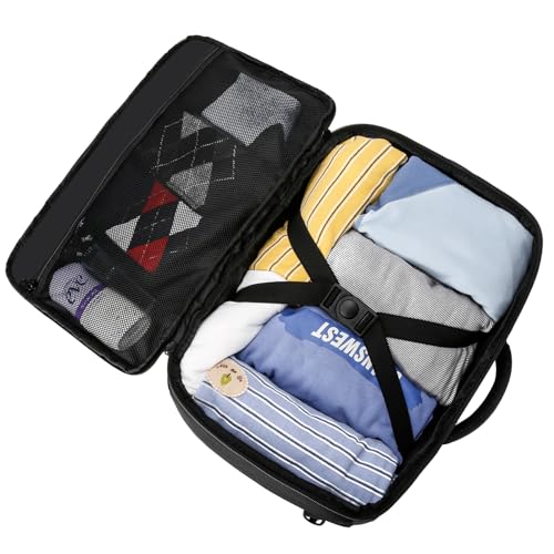Handgepäck 40x20x25 für Ryanair Handgepäck Rucksack für Flugzeug 20L Klein Reiserucksack Unter Sitz Handgepäck Tasche für Weekender Kurze Tirp 14-Zoll-Laptop Rucksack für Herren und Damen,Schwarz