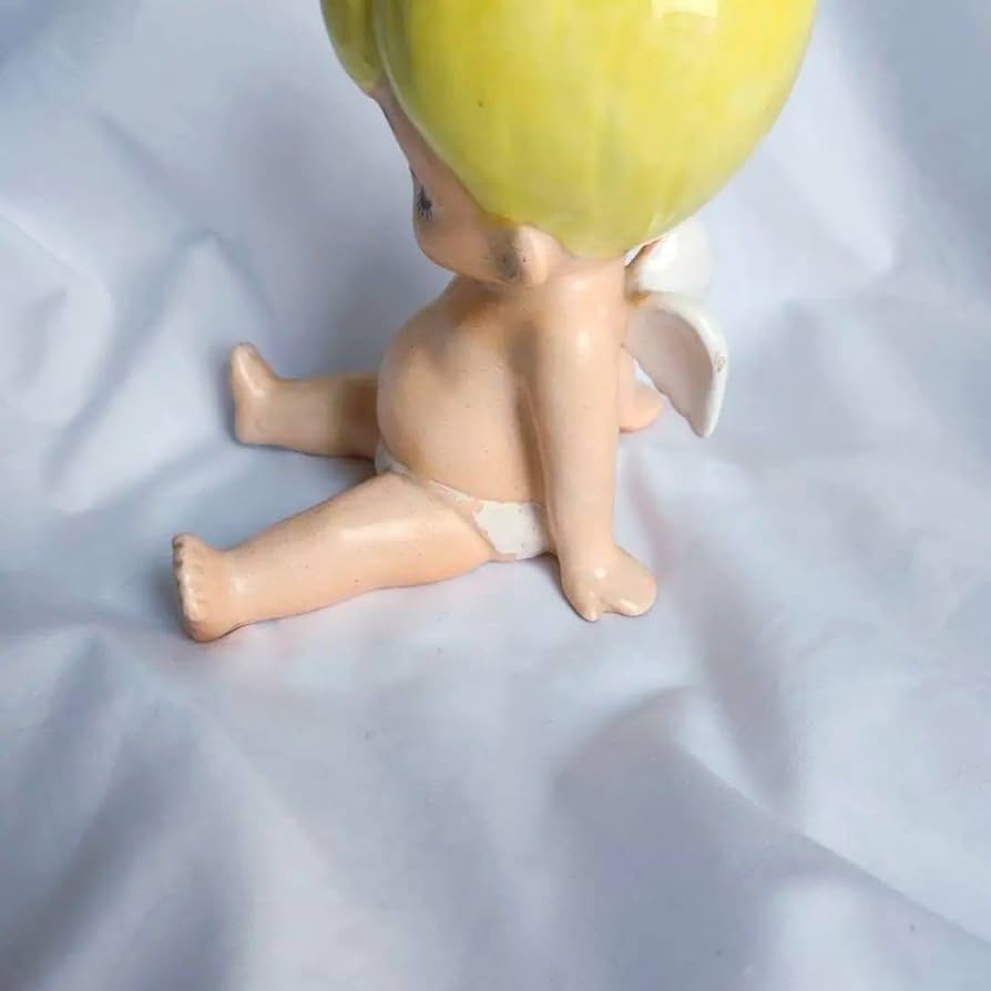 内藤ルネ天使エンジェル貯金箱置物陶器シリーズ