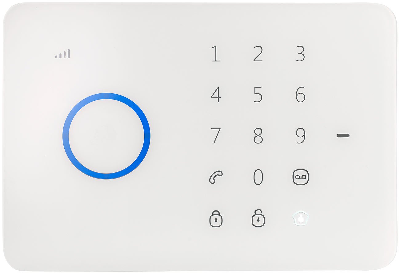 VisorTech Alarmanlage Komplettset: GSM-Alarmanlage XMD-4800.pro (Versandrückläufer) (GSM-Funk Komplett, Alarm Systeme, Solar)