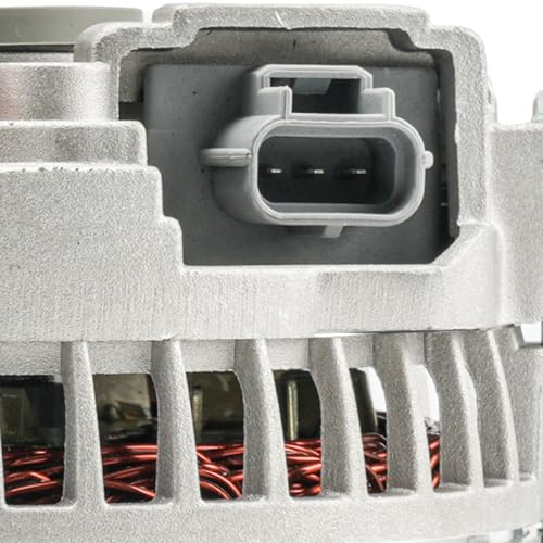 Image of KAX New Alternator Compatible With 2005-2007 Ford F250 /F350 Super Duty 6.0T V8, 2005 Excursion, 2004-2007 F450 /F550 Super Duty 8479N 12V 110Amp CW 8-Groove Pulley