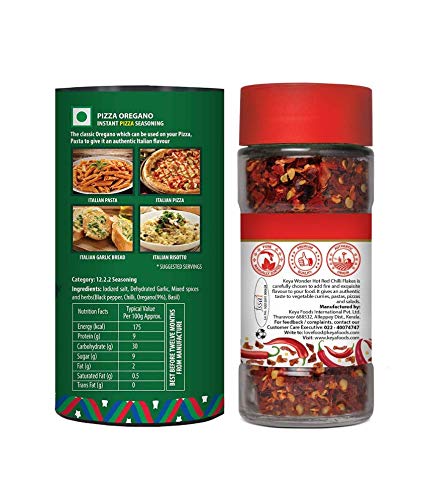 Miniatura 2 de Keya Combo de pizza italiana orégano (80G) y hojuelas de chile rojo (40G)