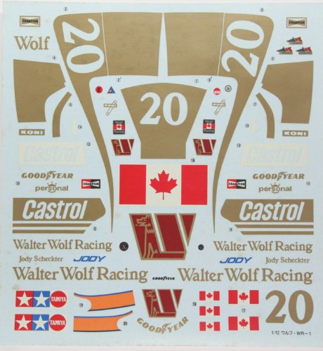 TAMIYA 1/12 Big Scale Series NO.22 Wolf WR-1 Ford Model Kit miniatura 3