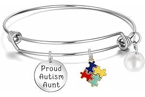 Proud Autistic Aunt Bracelet: A Symbol of Support for Autism Awareness