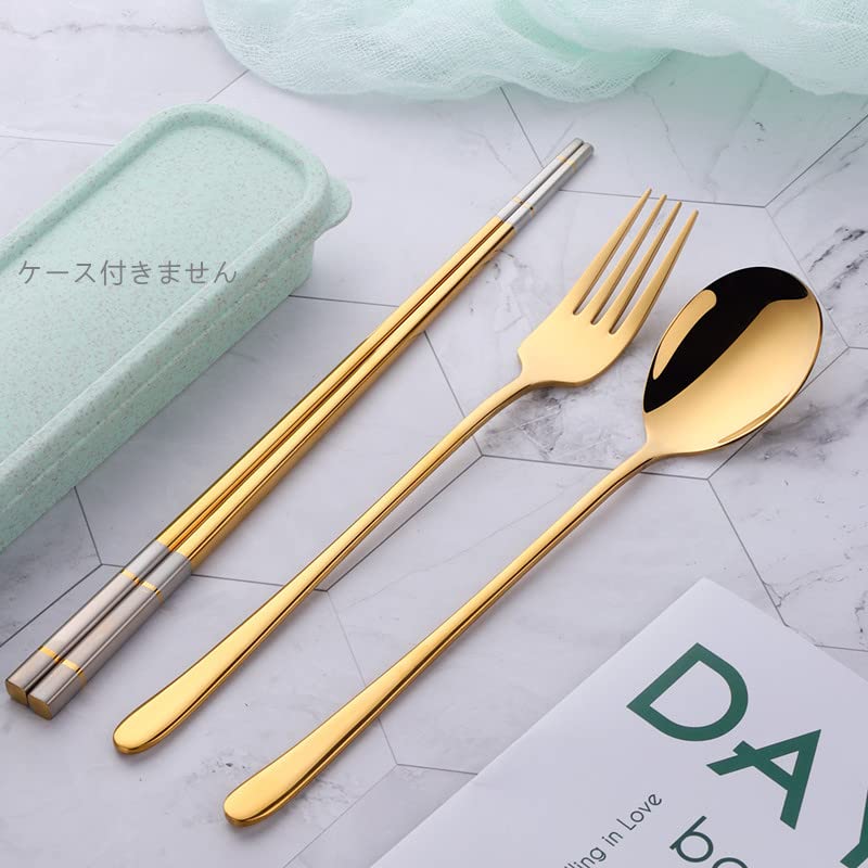 韓国 銀 金 スプーン&箸セット AG800 GOLD 【公式通販】