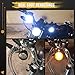 AUDEXEN 2 Inch Turn Signals Bullet Style 1157 Front White DRL, Amber Turn Signal LED Inserts Compatible with Harley Softail 2011-2017 Dyna 2012-2017 Sportster Touring 2014-2017