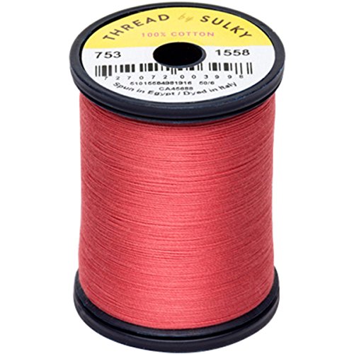 Hilo Sulky 753-1558 Cotton & Steel 50wt 660 yd color Tea Rose miniatura 1