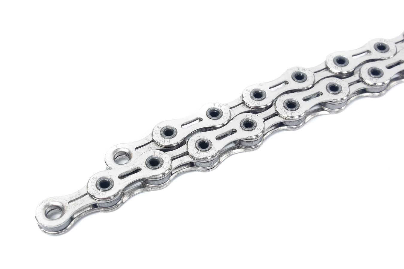 PYC Cadenas de bicicleta de 11 velocidades con pasador hueco ultraligero 116 enlaces para carretera montaña ciclocross grava, etc. uso