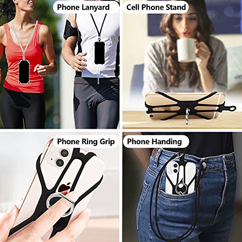 Kinizuxi 2 Packs Cell Phone Lanyard Crossbody With Adjustable Neck Strap And Phone Ring Grip,Universal Smartphone Lanyard For Iphone Lanyards For Around The Neck Compatible With Most Smartphones thumb #6