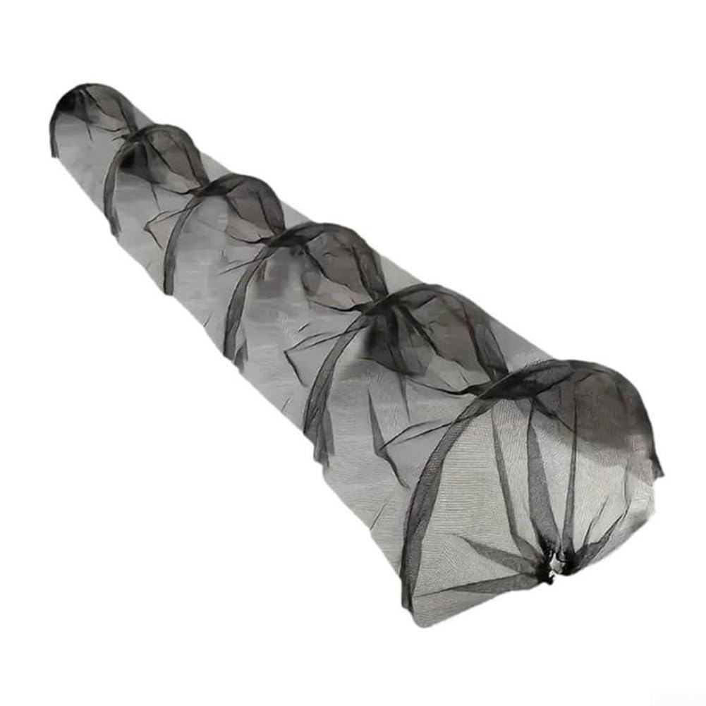 ZWEquipint Outdoor Plant Growing Tunnel 3 Meters Mesh Cover Agricultural Protection Frame Frost Shield For Garden Crops(Black net)