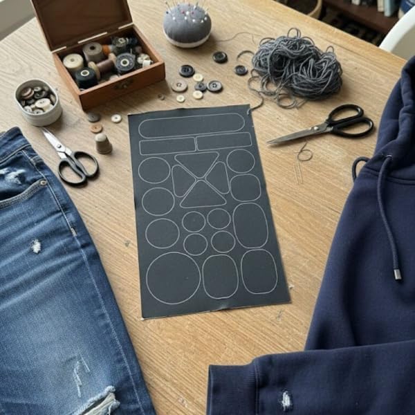 Siyah Yapışkanlı Yama Tamir Bantları - Görsel 5