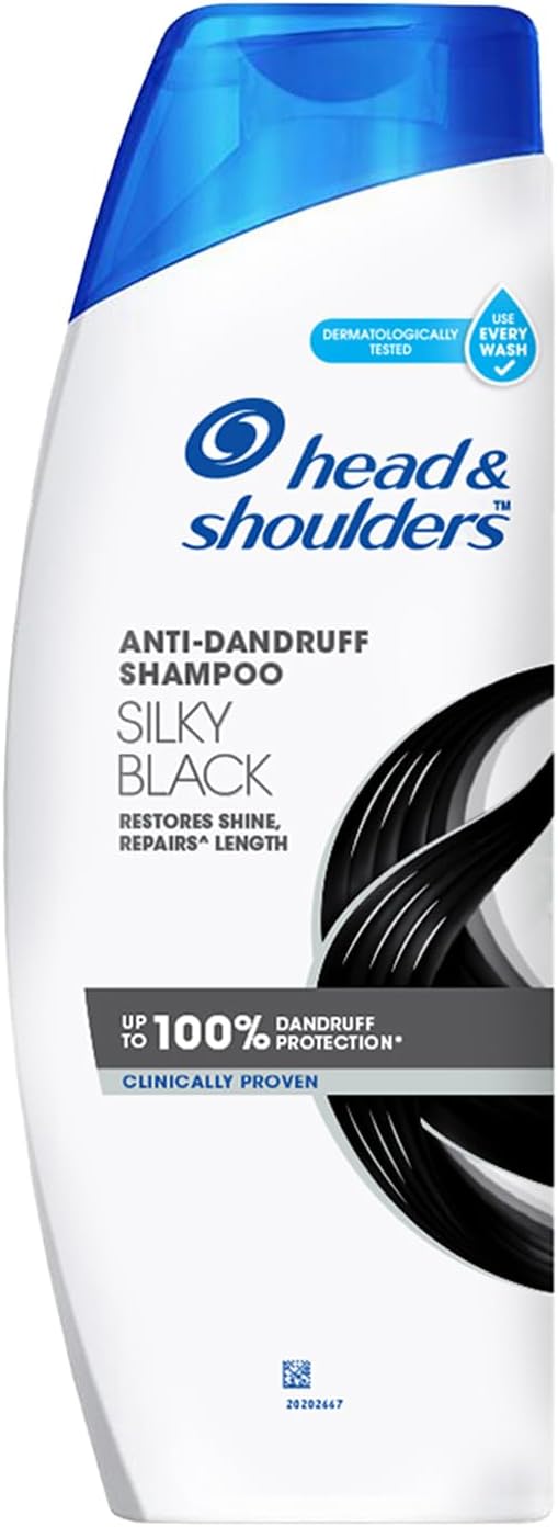 Anti Dandruff Shampoo, Silky Black, 180 ML