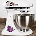 Delicate Garden Rose Full Color Kit Mixer Machine Art Wrap