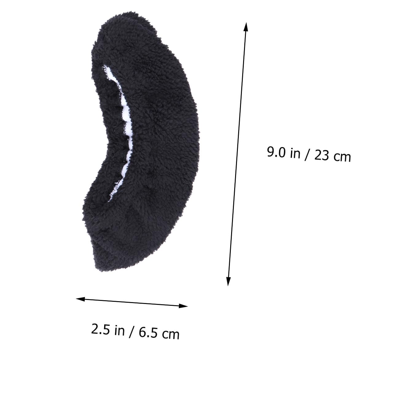 Toddmomy 6paires Peluche pour Patins à Glace Absorption Eau pour Hockey Et Patinage Noir s