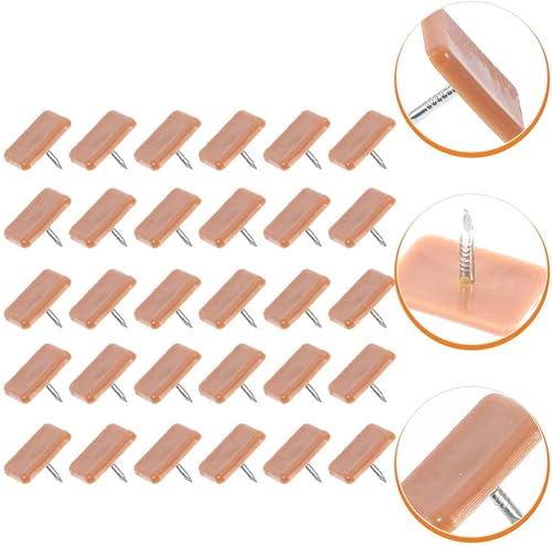 Miniatura 9 de 30 tapones de cajón con tachuelas, tapones de cajón de clavos, tapones de cajón para reparar cómodas, haciendo que todos los cajones se deslicen