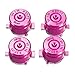 Alluminio metallo mod kit leve joystick Bullet Buttons for PS4 PS3 controller di ricambio (rosa caldo)