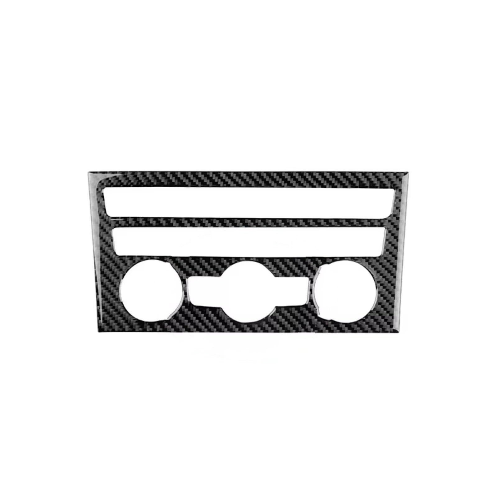 Auto Interior Accessories Compatible with Seat for Leon for MK3 for 5F 2013 2014-2020 Car Carbon Fiber Car Interior Trim Stickers Central AC Button LHD RHD