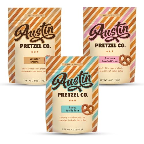 Variety Pack of 3 - Lonestar Original, Sweet Vanilla Bean & Southern Roasted Pecan Flavors, 4 oz...