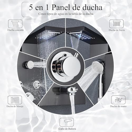 Regadera de techo tipo lluvia Marca feetron (3)