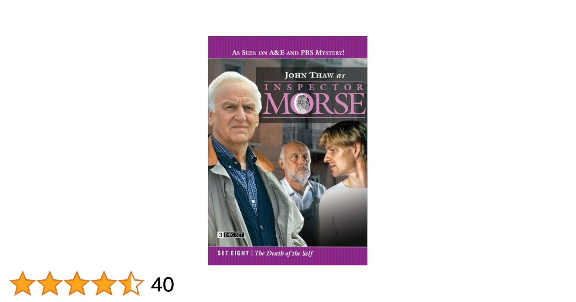 (未使用･未開封品)Inspector Morse Set Eight: The Death of Self [DVD] INSPECTOR MORSE SET EIGHT: DEATH OF SELF: Amazon.ca: Movies