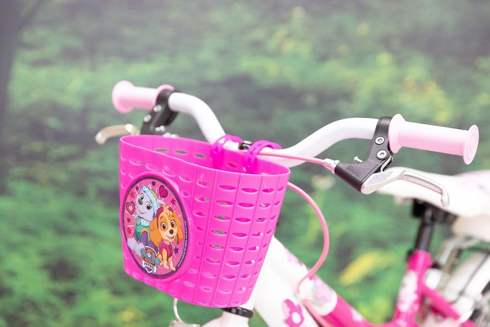 Cestino portaoggetti Paw Patrol per bicicletta da bambina, colore rosa