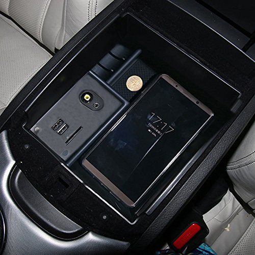 HIGH FLYING Armrest Console Storage Box Organizer For INFINITI Q60 2017 2018 2019 2020